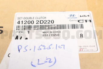 Hyundai / KIA 412002D220 SET-DOUBLECLUTCH