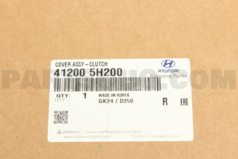 Hyundai / KIA 412005H200 COVER ASSY-CLUTCH