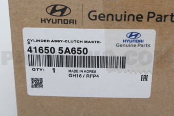 Hyundai / KIA 416505A650 CYLINDER ASSY-CLUTCH MASTER