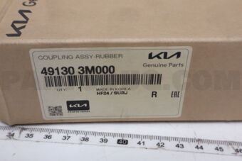 Hyundai / KIA 491303M000 COUPLING ASSY-RUBBER