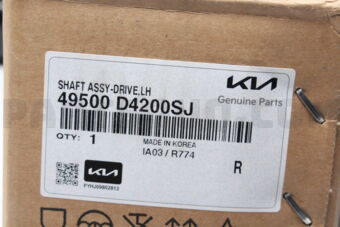 Hyundai / KIA 49500D4200SJ SHAFT ASSY-DRIVE,LH