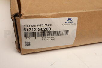 Hyundai / KIA 51712S0200 DISC-FRONT WHEEL BRAKE