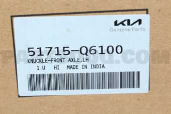 Hyundai / KIA 51715Q6100 KNUCKLE-FRONT AXLE,LH