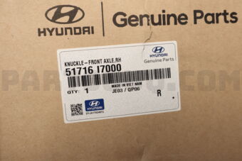 Hyundai / KIA 51716I7000 KNUCKLE-FRONT AXLE,RH