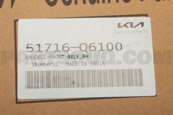 Hyundai / KIA 51716Q6100 KNUCKLE-FRONT AXLE,RH