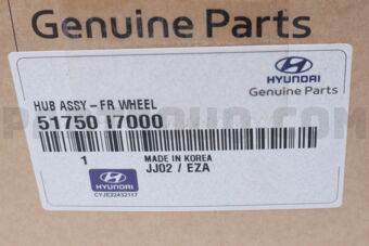 Hyundai / KIA 51750I7000 HUB ASSY-FR WHEEL