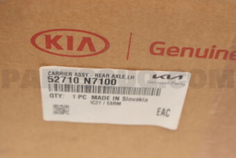 Hyundai / KIA 52710N7100 CARRIER ASSY-REAR AXLE,LH