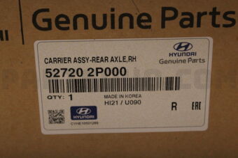 Hyundai / KIA 527202P000 CARRIER ASSY-RR AXLE RH