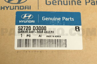 Hyundai / KIA 52720D3000 CARRIER ASSY-REAR AXLE,RH