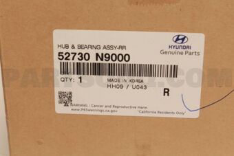 Hyundai / KIA 52730N9000 HUB & BEARING ASSY-RR