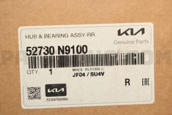 Hyundai / KIA 52730N9100 HUB & BEARING ASSY-RR