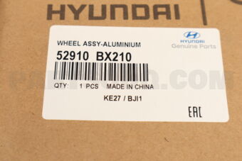 Hyundai / KIA 52910BX210 WHEEL ASSY-ALUMINIUM