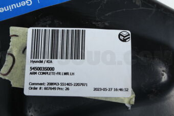 Hyundai / KIA 545003S000 ARM COMPLETE-FR LWR LH