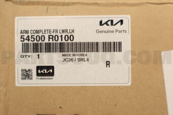 Hyundai / KIA 54500R0100 ARM COMPLETE-FR LWR,LH