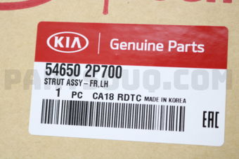 Hyundai / KIA 546502P700 STRUT ASSY-FR,LH