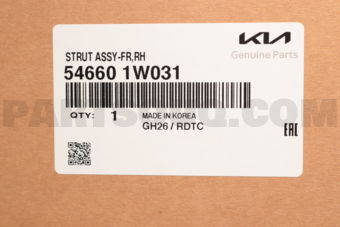 Hyundai / KIA 546601W031 STRUTASSY-FRRH