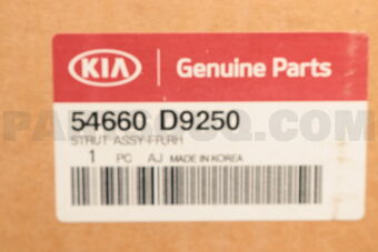 Hyundai / KIA 54660D9250 STRUT ASSY-FR,RH