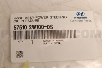 Hyundai / KIA 575102W100DS HOSE ASSY-POWER STEERING OIL P