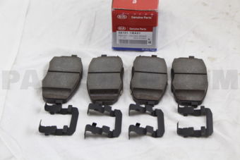 Hyundai / KIA 581011MA01 PAD KIT-FR DISC BRAKE