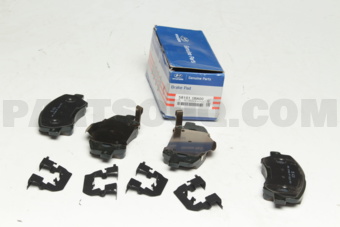 Hyundai / KIA 581011RA00 PAD KIT-FR DISC BRAKE