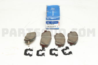 Hyundai / KIA 581012WA40 PAD KIT-FRONT DISC BRAKE