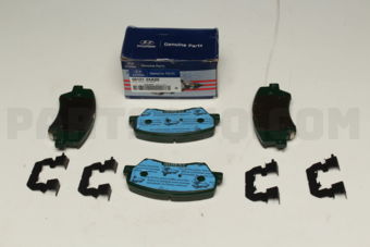 Hyundai / KIA 581013XA20 PAD KIT-FR DISC BRAKE