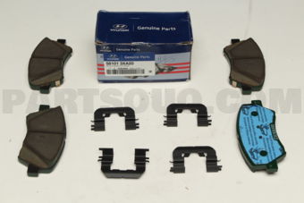 Hyundai / KIA 581013XA20 PAD KIT-FR DISC BRAKE