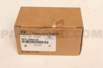Hyundai / KIA 581013XA20DS PAD KIT-FRONT DISC BRAKE
