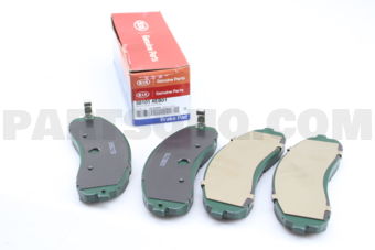 Hyundai / KIA 581014EB01 PAD KIT-FRONT DISC BRAKE