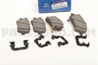 Hyundai / KIA 58101A0A00 PAD KIT-FRONT DISC BRAKE