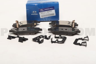 Hyundai / KIA 58101A0A00 PAD KIT-FRONT DISC BRAKE