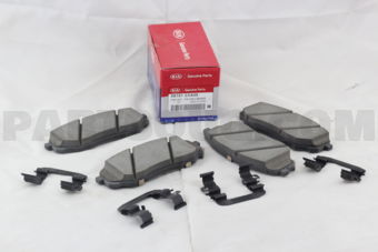 Hyundai / KIA 58101C5A00 PAD KIT-FRONT DISC BRAKE