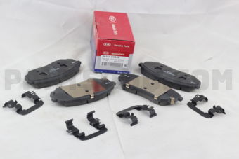 Hyundai / KIA 58101C5A00 PAD KIT-FRONT DISC BRAKE