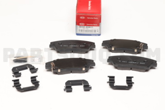 Hyundai / KIA 58101D3A11 PADKIT-FRONTDISCB