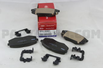 Hyundai / KIA 58101D4A00 PAD KIT-FRONT DISC BRAKE