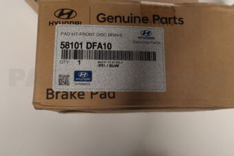 Hyundai / KIA 58101DFA10 PAD KIT-FRONT DISC BRAKE