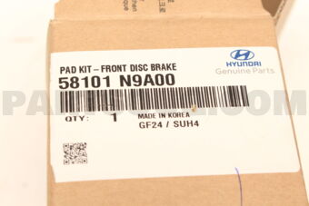 Hyundai / KIA 58101N9A00 PAD KIT-FRONT DISC BRAKE