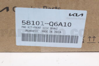 Hyundai / KIA 58101Q6A10 PAD KIT-FRONT DISC BRAKE