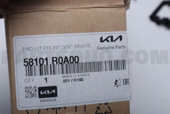 Hyundai / KIA 58101R0A00 PAD KIT-FRONT DISC B