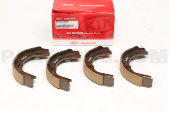 Hyundai / KIA 583502JA00 SHOE KIT-PARKING BRA
