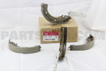 Hyundai / KIA 58350H9A00 SHOE&LININGKIT-RR