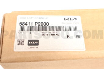 Hyundai / KIA 58411P2000 DISC ASSY-RR BRAKE