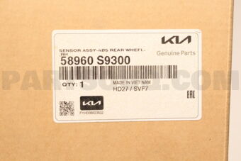 Hyundai / KIA 58960S9300 SENSOR ASSY-ABS REAR