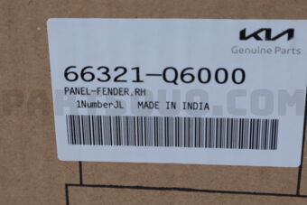 Hyundai / KIA 66321Q6000 PANEL-FENDER,RH