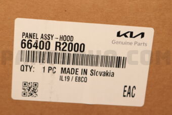 Hyundai / KIA 66400R2000 PANEL ASSY-HOOD