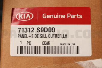 Hyundai / KIA 71312S9D00 PANEL-SIDE SILL OUTR