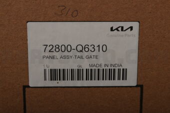 Hyundai / KIA 72800Q6310 PANEL TAIL GATE