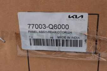 Hyundai / KIA 77003Q6000 PANEL ASSY-REAR DOOR,LH