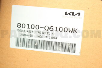 Hyundai / KIA 80100Q6100WK MODULE ASSY-STRG WHEEL AIR BAG