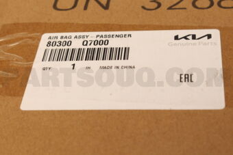 Hyundai / KIA 80300Q7000 AIRBAGASSY-PASSENG